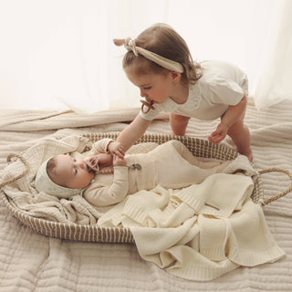 100% Organic Luxury Cotton Swaddle Receiving Baby Blanket: Hunter Green