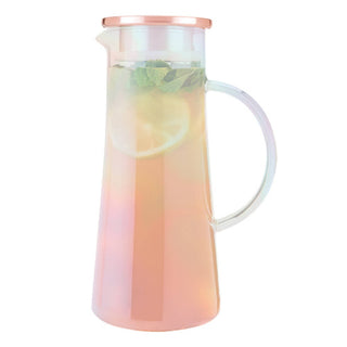 Charlie™ Iridescent Glass Iced Tea Carafe with Infuser 50oz