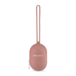 Soft Silicone Pacifier Case: Mauve