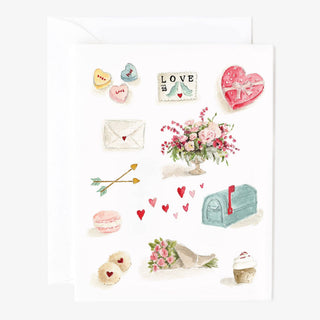 Valentine - Set 8 Notecards