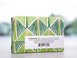 Patchouli Lime Handmade Soap: 6 oz