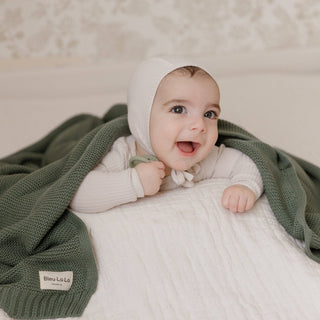 100% Organic Luxury Cotton Swaddle Receiving Baby Blanket: Lilac