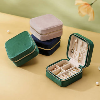 Pink VELVET JEWELRY BOX