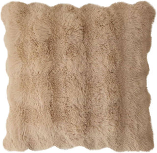 Ivory Faux Fur Pillow: 12"x20", Cover + Insert