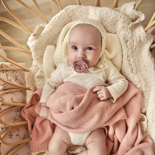 100% Organic Luxury Cotton Swaddle Receiving Baby Blanket: Hunter Green