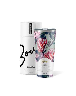 Desert Flower Bougie 22oz Insulated Tumbler Gift Tube