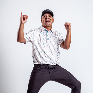 'Reposado' Golf Polo Shirt: XL