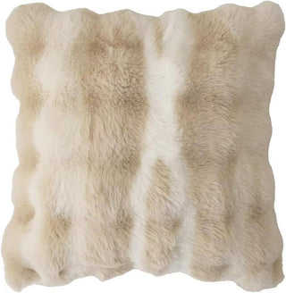 Ivory Faux Fur Pillow: 12"x20", Cover + Insert