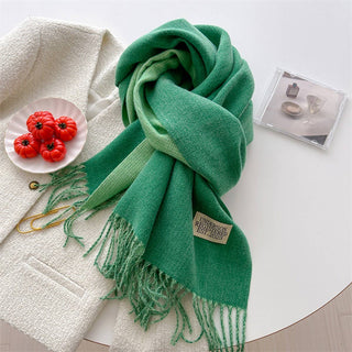 Faux Cashmere Scarf - Light Purple