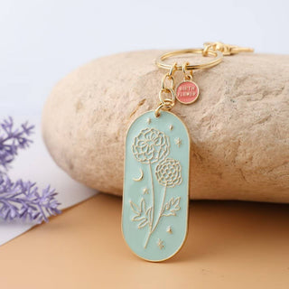 March Daffodil Birth Flower Keychain