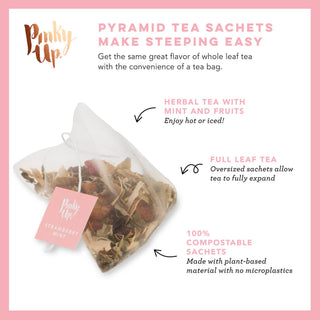 Strawberry Mint Herbal Tea 15 Sachets