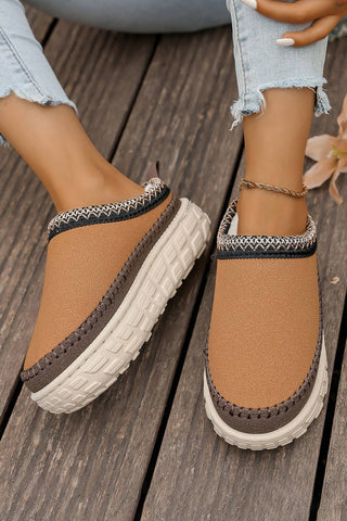 US9.5 (CN41) Black Suede PU Slippers