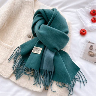 Faux Cashmere Scarf - Mocha