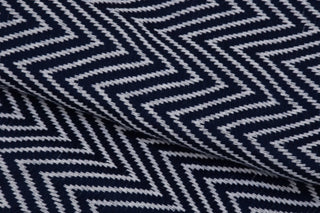 Turkish Picnic Beach Blanket: Navy Chevron