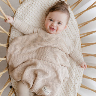 100% Organic Luxury Cotton Swaddle Receiving Baby Blanket: Hunter Green