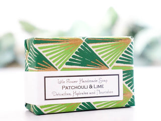Patchouli Lime Handmade Soap: 6 oz