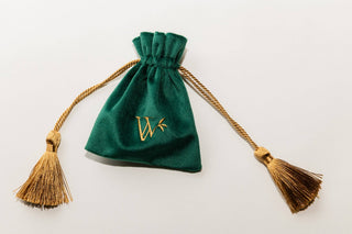Mahjong Dice Bag: Emerald