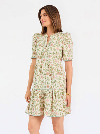 Adelyn Dress (S) | Thistle Vines Sand
