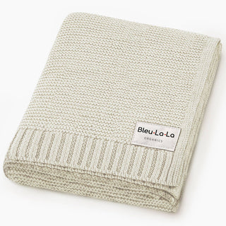 100% Organic Luxury Cotton Swaddle Receiving Baby Blanket: Lilac