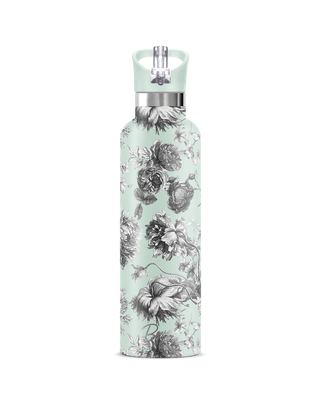 TOILE D'AMORE Bougie Jade Floral 25 oz Insulated Water Bottle