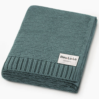 100% Organic Luxury Cotton Swaddle Receiving Baby Blanket: Mocha