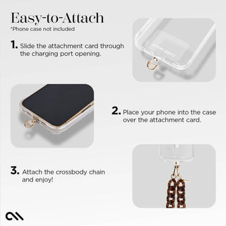 Tortoiseshell Chain Phone Crossbody: Tortoiseshell Chain