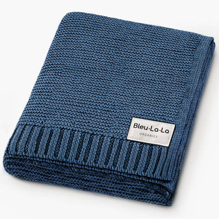100% Organic Luxury Cotton Swaddle Receiving Baby Blanket: Lilac