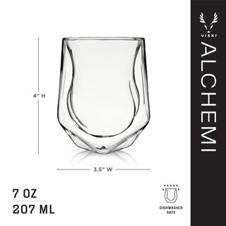 Double Walled Aerating Whiskey Tasting Glass