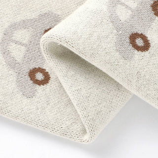 100% Luxury Cotton Receiving Swaddle Baby Blanket - Cars: Baby Blue