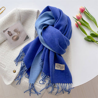 Faux Cashmere Scarf - DK PINK