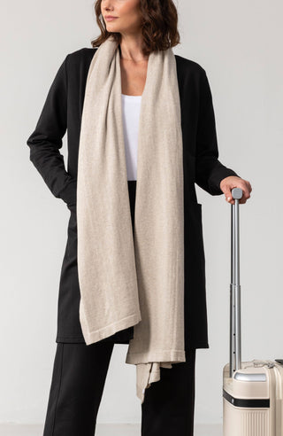 Dreamsoft Organic Cotton Travel Scarf - Birch