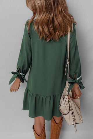 Ric Rac Button Up Mini Dress: Small