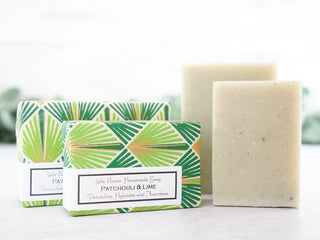 Patchouli Lime Handmade Soap: 6 oz