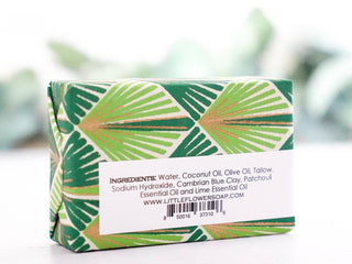 Patchouli Lime Handmade Soap: 6 oz