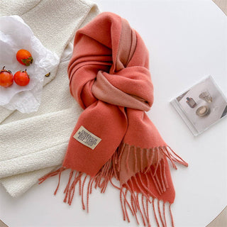 Faux Cashmere Scarf - DK PINK