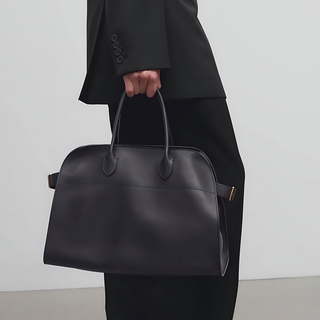 Brown Leather Margaux Tote Bag/Work Satchel