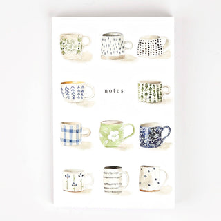 Softtouch Cover Notebook with Original Watercolor Artwork: Everyday things