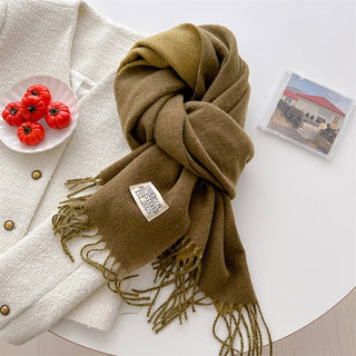 Faux Cashmere Scarf - Light Purple