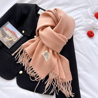 Faux Cashmere Scarf - Green