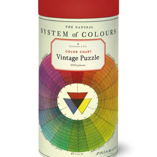 Color Wheel 1,000 Piece Vintage Puzzle
