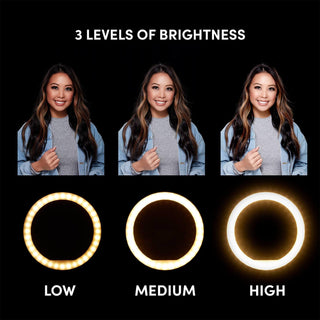 Clip Light - Ring Light: Black