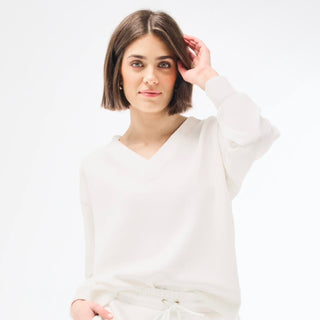 Ivory Hazel Top (M): Mary Square