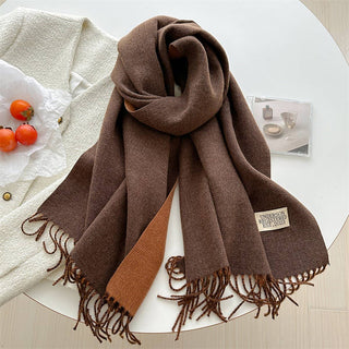Faux Cashmere Scarf - DK PINK