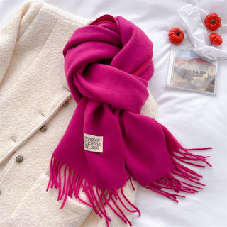 Faux Cashmere Scarf - Beige