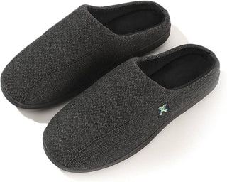 Roxoni 7-8 Slippers Men's Memory Foam: Navy