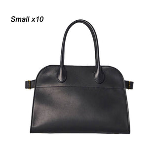 Brown Leather Margaux Tote Bag/Work Satchel