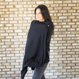 Dreamsoft Organic Cotton Travel Scarf - Black