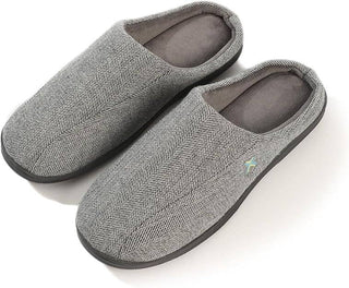 Roxoni 10-11 Slippers Men's Memory Foam: Navy