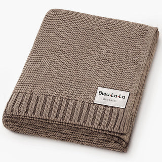 100% Organic Luxury Cotton Swaddle Receiving Baby Blanket: Lilac