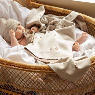 100% Luxury Cotton Receiving Swaddle Baby Blanket - Cars: Cream